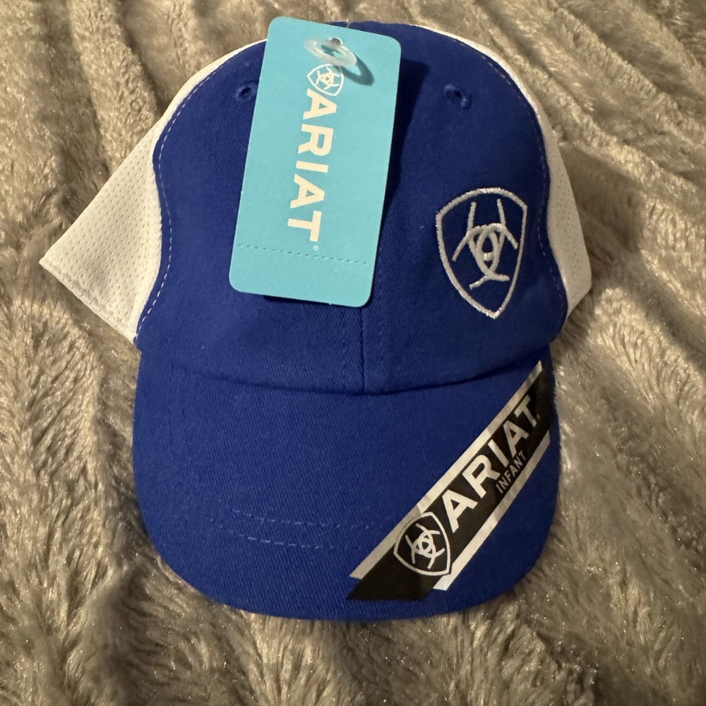 Ariat Royal Blue & White Kids Logo Baseball Cap